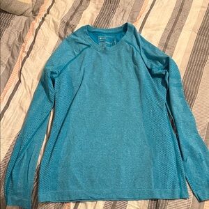 Figs Teal long sleeve underscrub for women